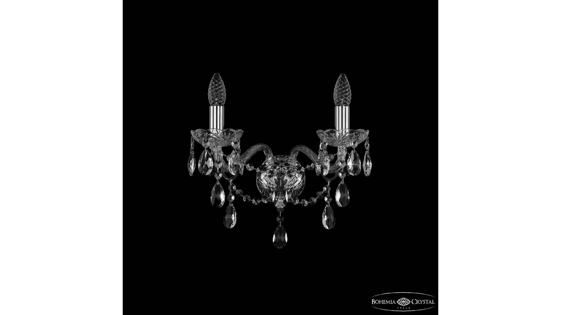 Бра Bohemia Ivele Crystal 1415B/2/165 Ni
