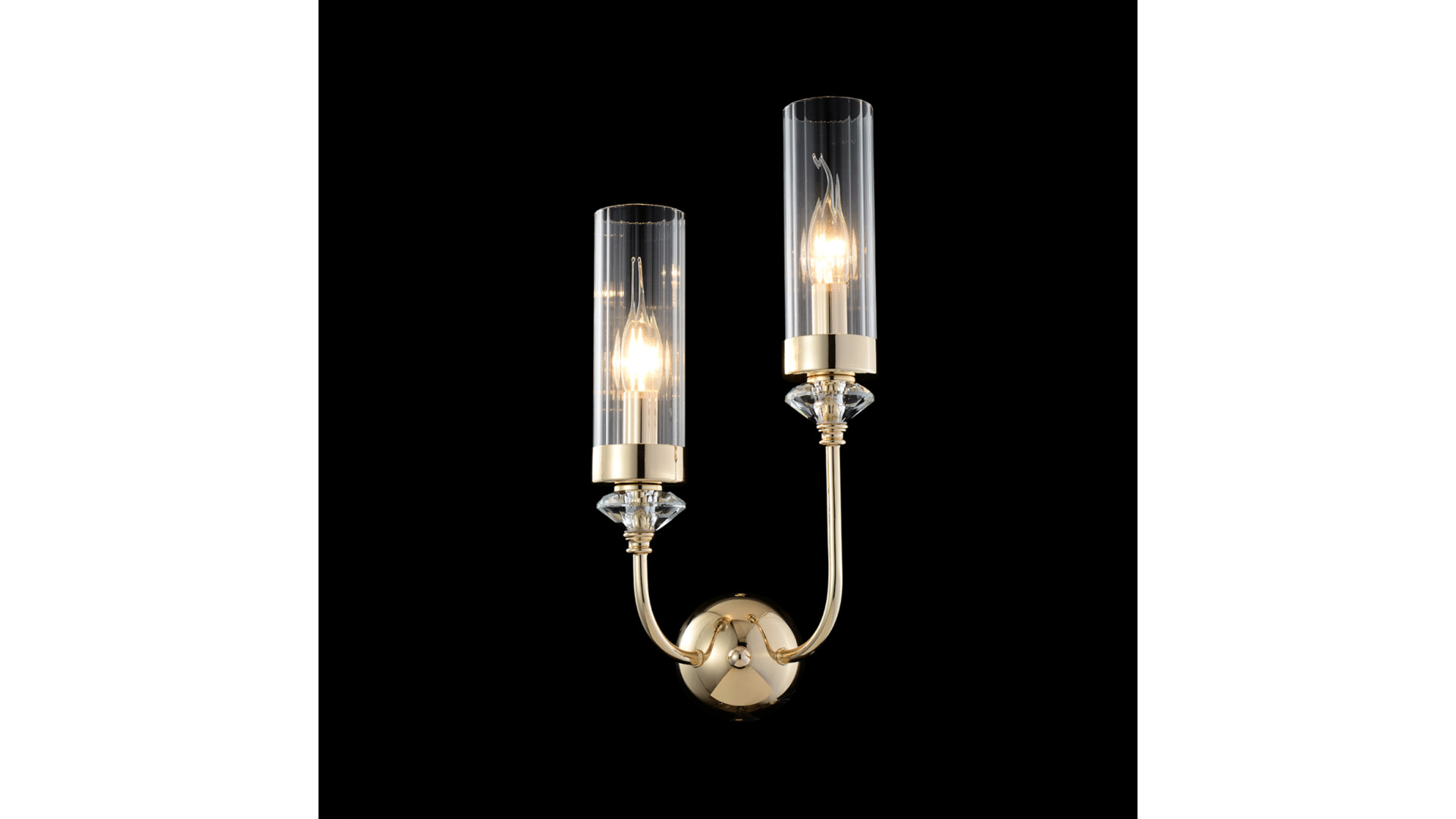 Бра Crystal Lux SECRET AP2 GOLD