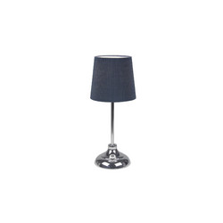 Настольная лампа Uniel UML-B309 E14 CHROME/DARK BLUE UL-00012426