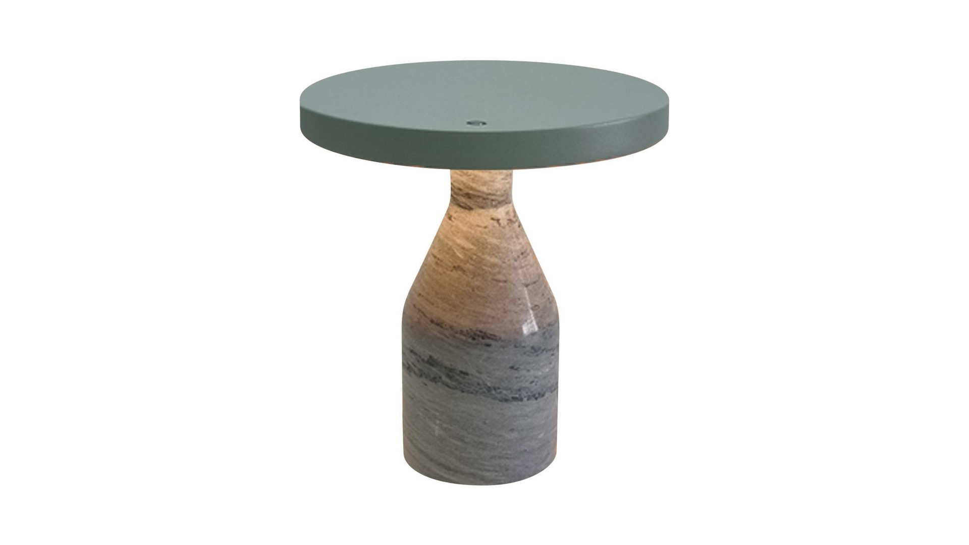 Настольная лампа Arlight SP-CROOD-TAB-R22.5x24-7W Warm3200-MIX (SG-GN, 140 deg, 230V) (IP20, Мрамор) 061769
