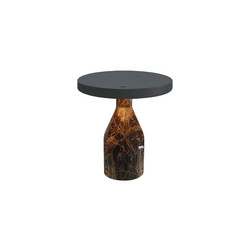 Настольная лампа Arlight SP-CROOD-TAB-R22.5x24-7W Warm3200-MIX (CF-BK, 140 deg, 230V) (IP20, Мрамор) 061771