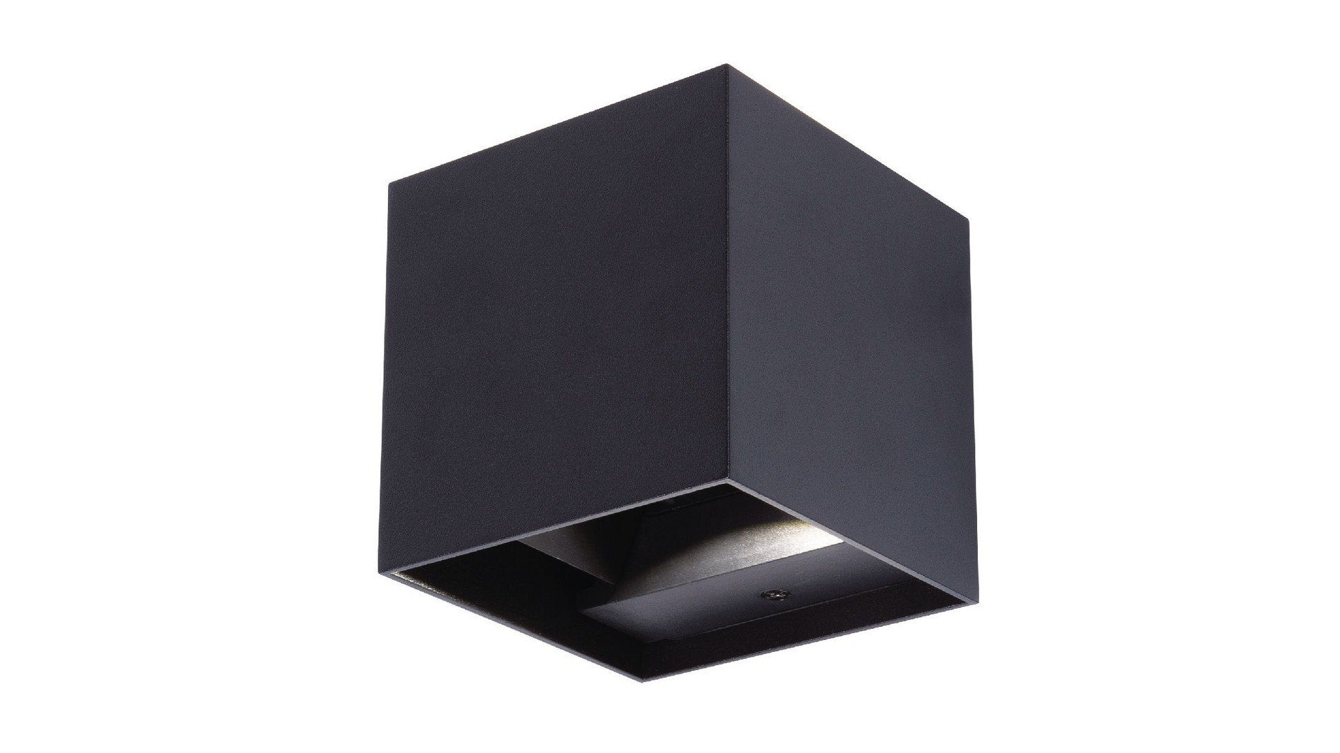 Уличный настенный светильник Uniel ULU-S55B-2x3W/3000K+4000K+6000K IP65 BLACK UL-00010853