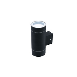Уличный настенный светильник Uniel UUL-S92A 2х50W/GX53 IP65 BLACK UL-00009365