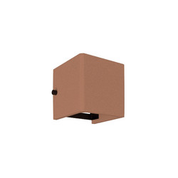 Уличный настенный светильник Arlight LGD-PERAN-WALL-S120x120-6W Warm3000 (Beige red, 0-80 deg, 230V) (IP65 Бетон) 061761