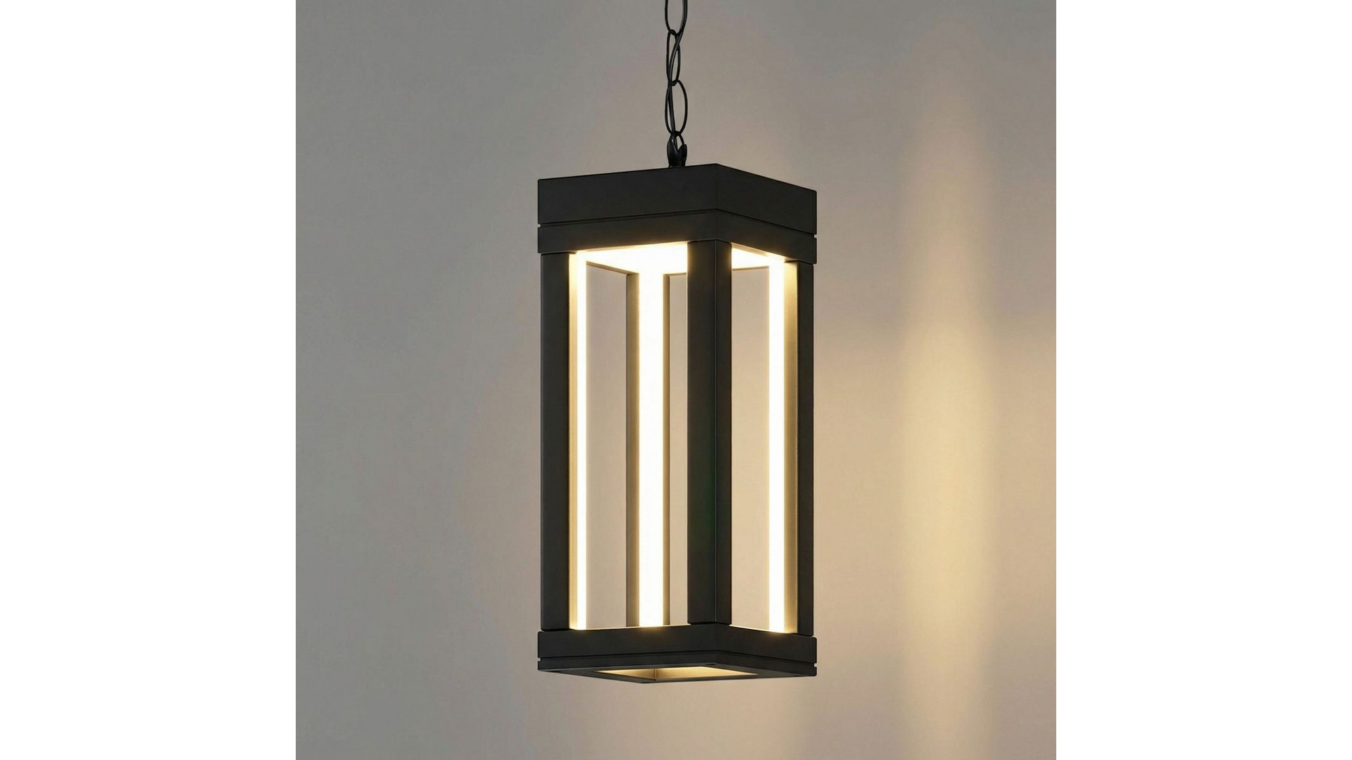 Уличный подвесной светильник Elektrostandard Frame 1528 TECHNO LED черный 4690389219115 a072091