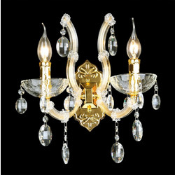 Бра Crystal Lux Hollywood AP2 Gold