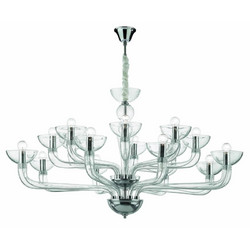 Подвесная люстра Ideal Lux Casanova SP16 Trasparente 044248