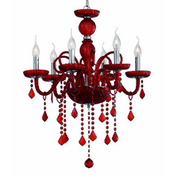Подвесная люстра Ideal Lux Giudecca SP6 Rosso 027418