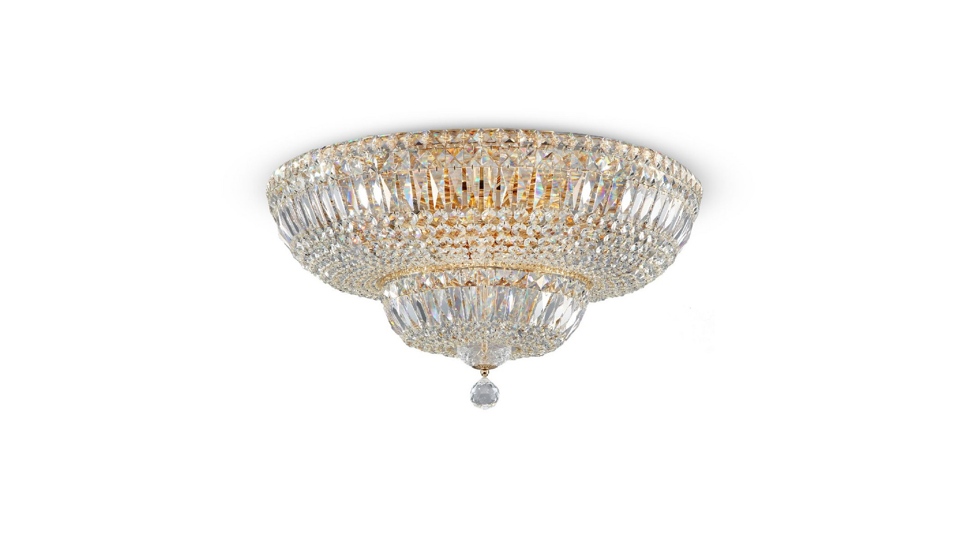 Потолочная люстра Maytoni Basfor DIA100-CL-16-G