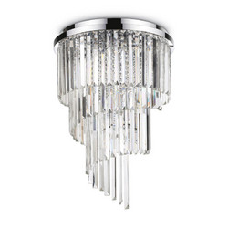 Потолочная люстра Ideal Lux Carlton PL12 Cromo 168937